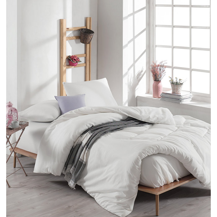 East Urban Home Cotton Blend Duvet Cover Set Wayfair